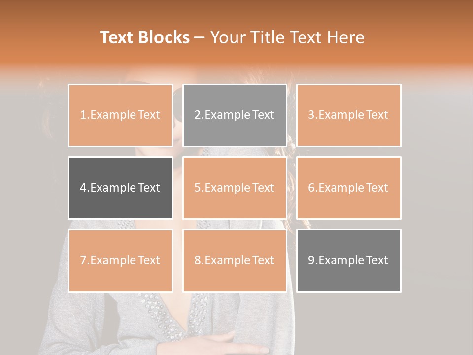 A Woman Wearing Sunglasses Is Posing For A Picture PowerPoint Template