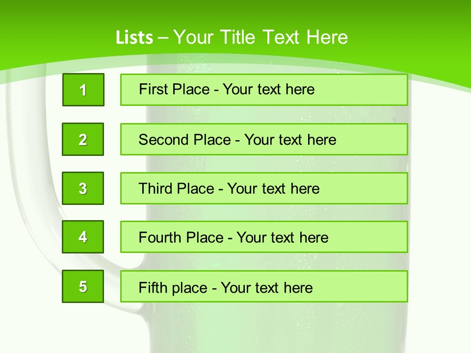 Glass Liquid Pub PowerPoint Template