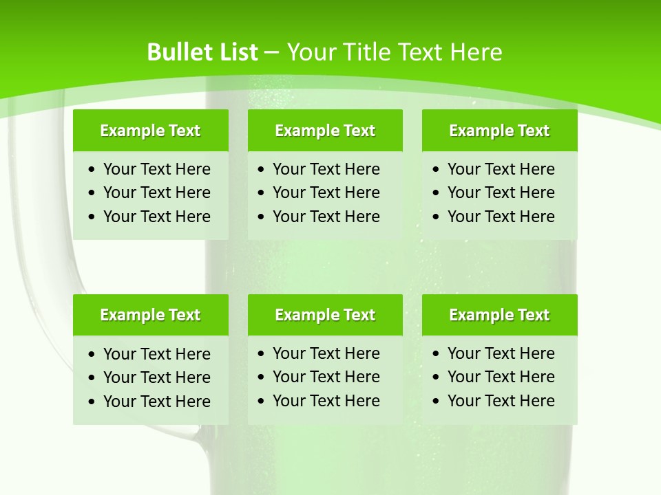 Glass Liquid Pub PowerPoint Template