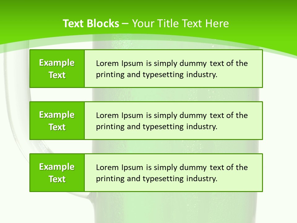 Glass Liquid Pub PowerPoint Template
