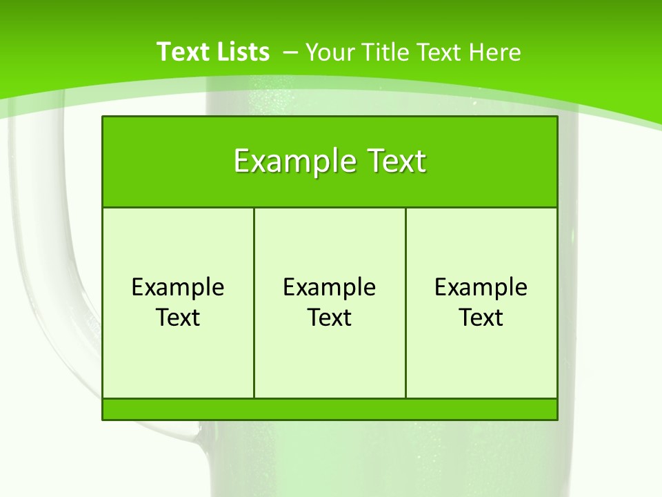 Glass Liquid Pub PowerPoint Template