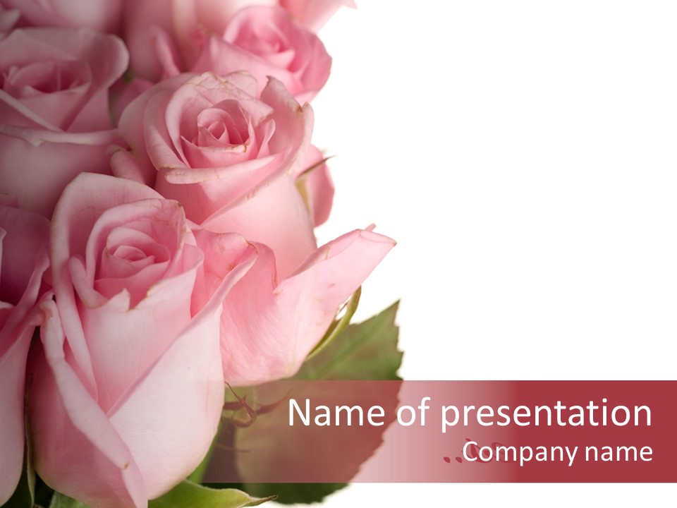 Romance Freshness Beauty PowerPoint Template