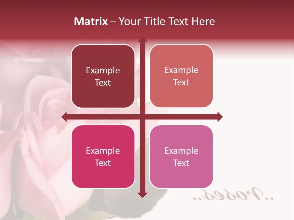 Romance Freshness Beauty PowerPoint Template