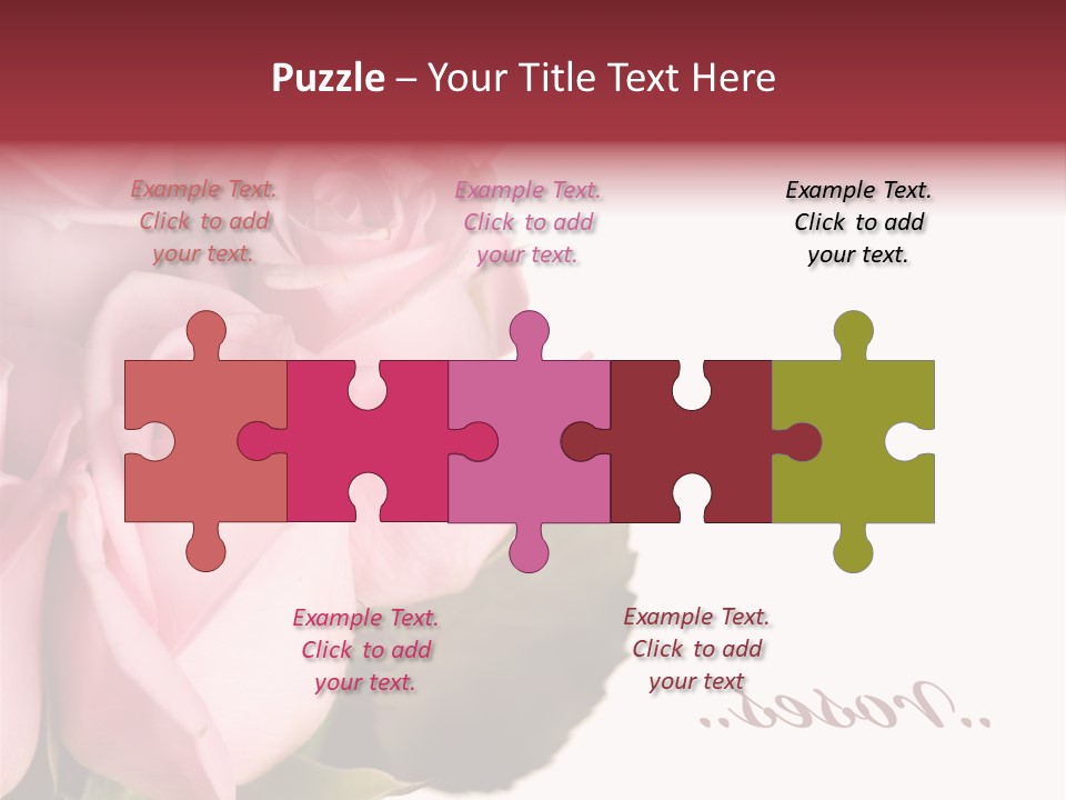 Romance Freshness Beauty PowerPoint Template