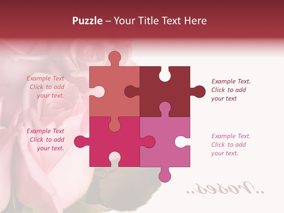 Romance Freshness Beauty PowerPoint Template
