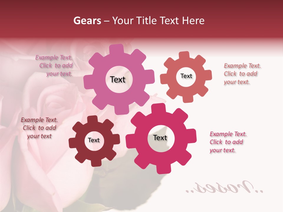 Romance Freshness Beauty PowerPoint Template