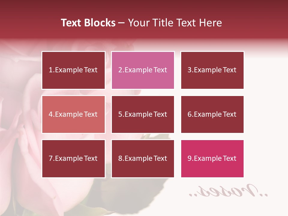 Romance Freshness Beauty PowerPoint Template