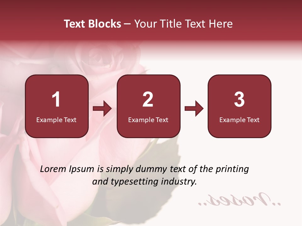 Romance Freshness Beauty PowerPoint Template