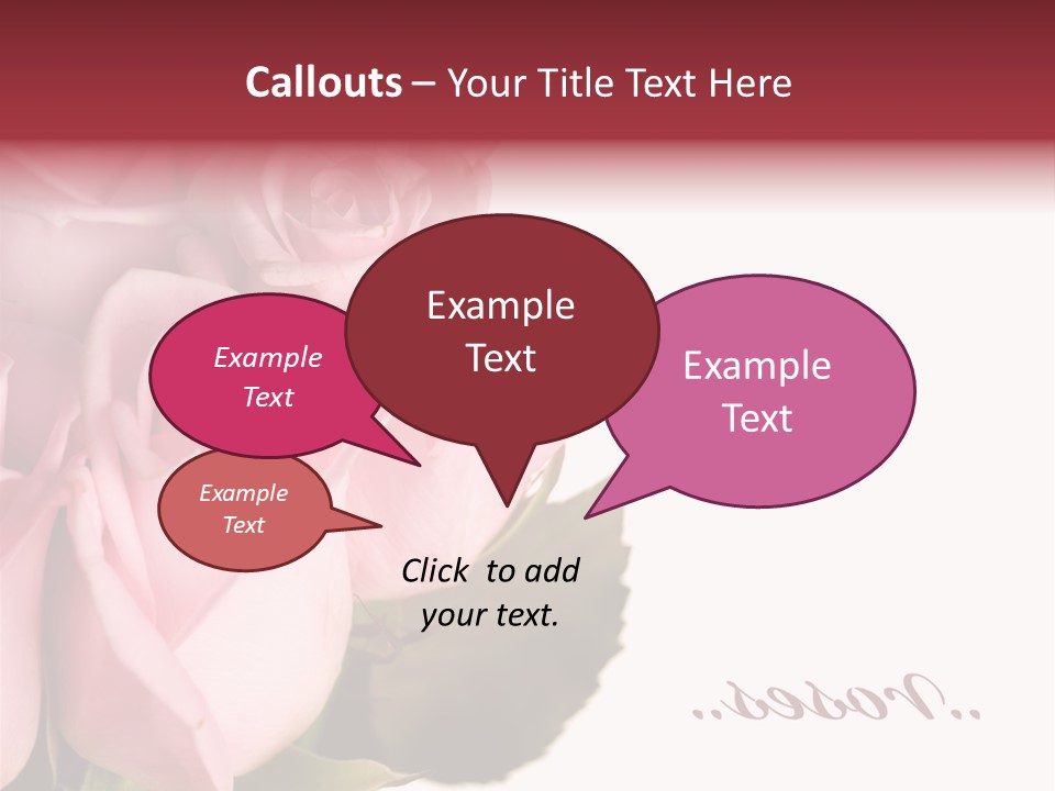 Romance Freshness Beauty PowerPoint Template