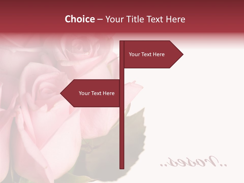 Romance Freshness Beauty PowerPoint Template