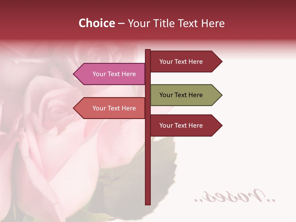 Romance Freshness Beauty PowerPoint Template