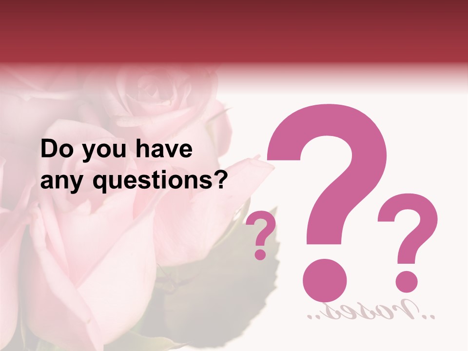 Romance Freshness Beauty PowerPoint Template