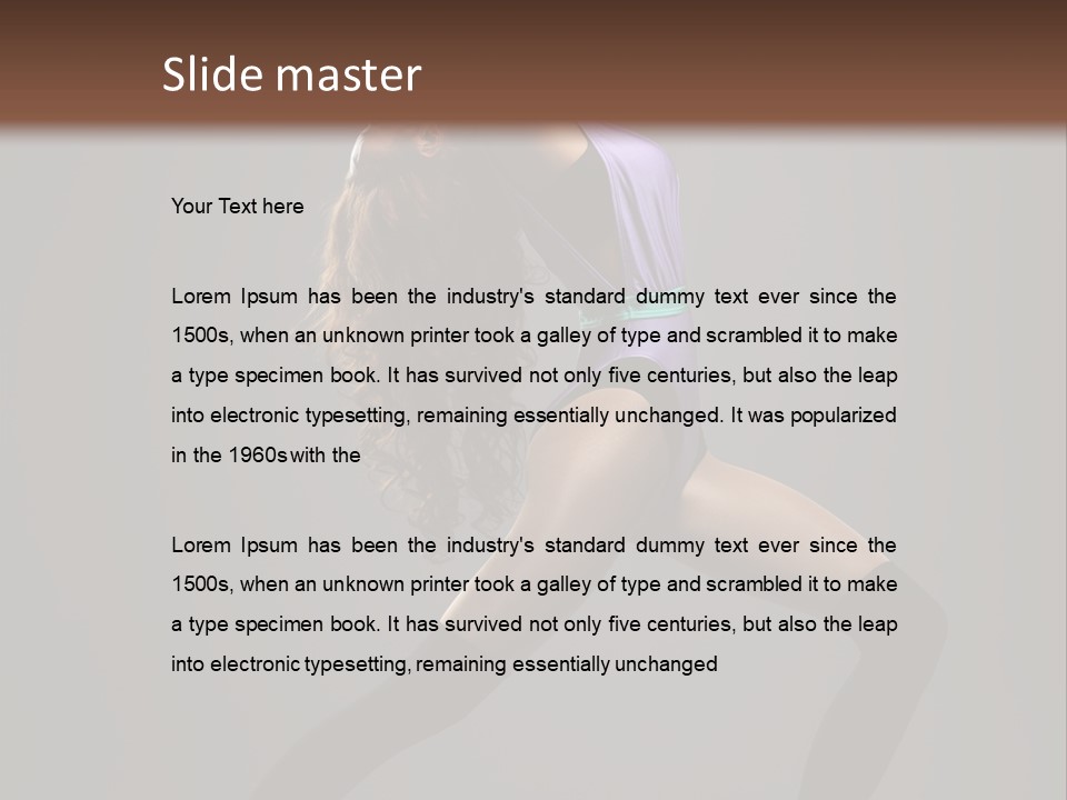 Sporty Moving Flexibility PowerPoint Template