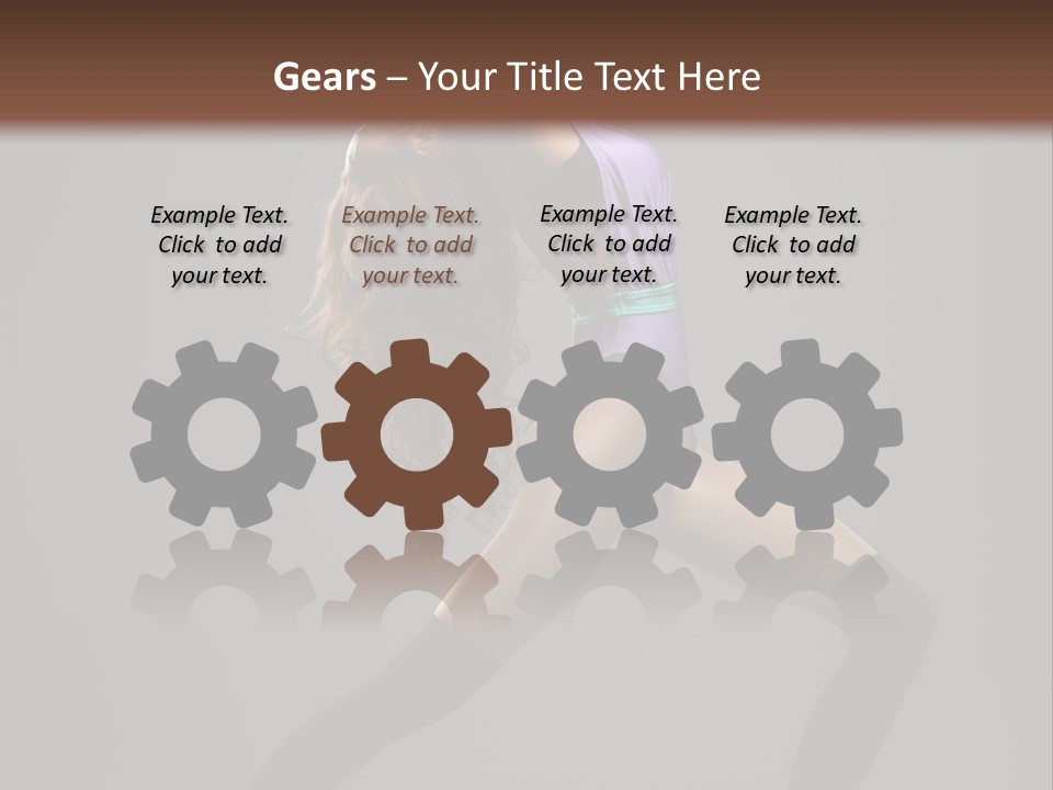 Sporty Moving Flexibility PowerPoint Template