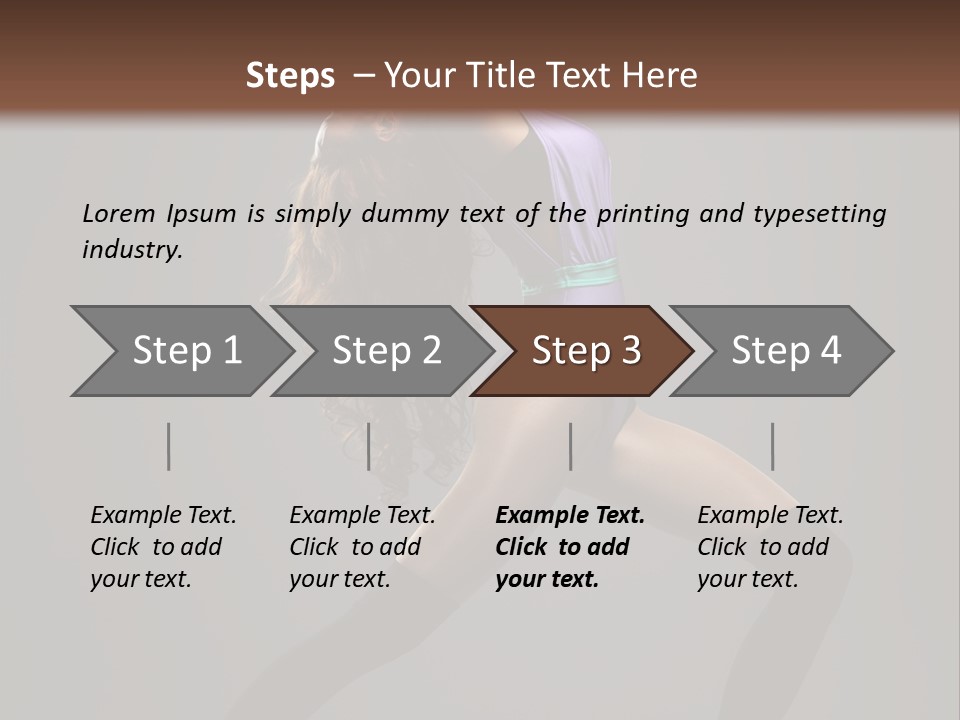 Sporty Moving Flexibility PowerPoint Template