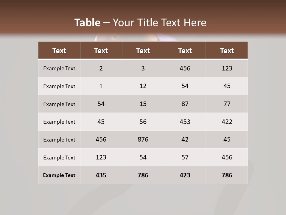 Sporty Moving Flexibility PowerPoint Template