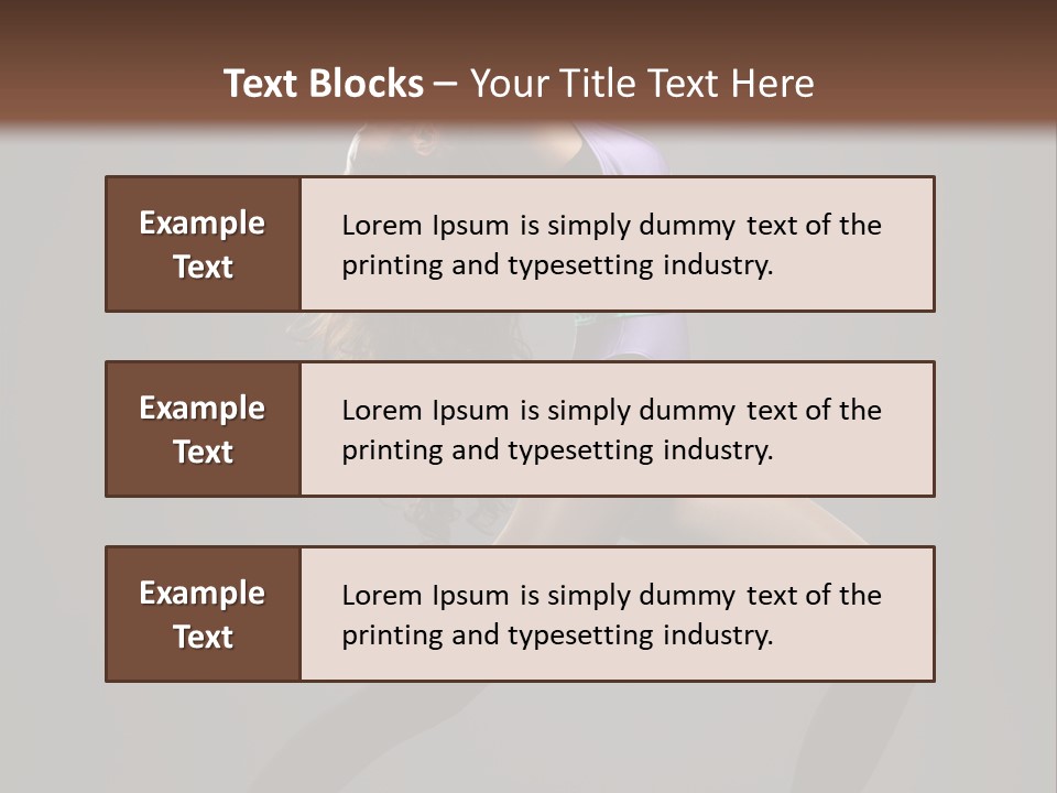 Sporty Moving Flexibility PowerPoint Template