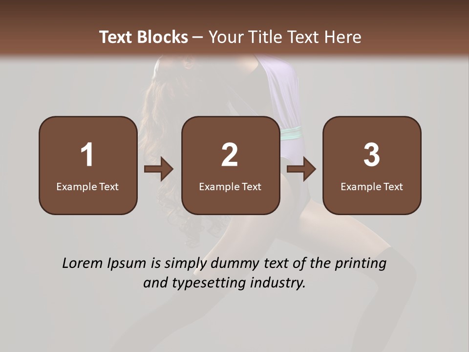 Sporty Moving Flexibility PowerPoint Template