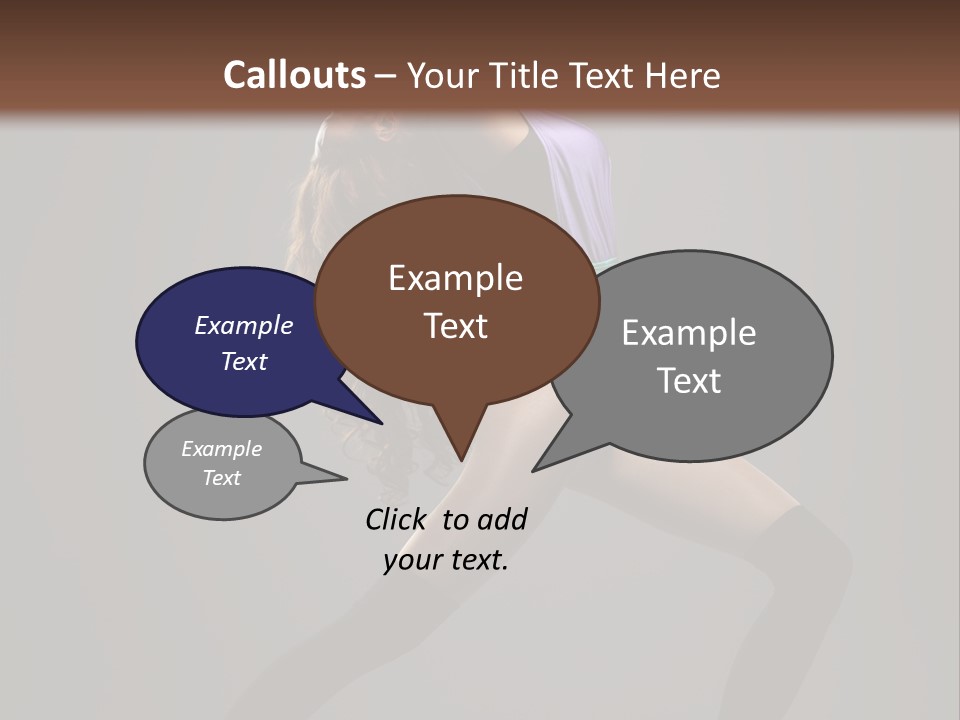 Sporty Moving Flexibility PowerPoint Template