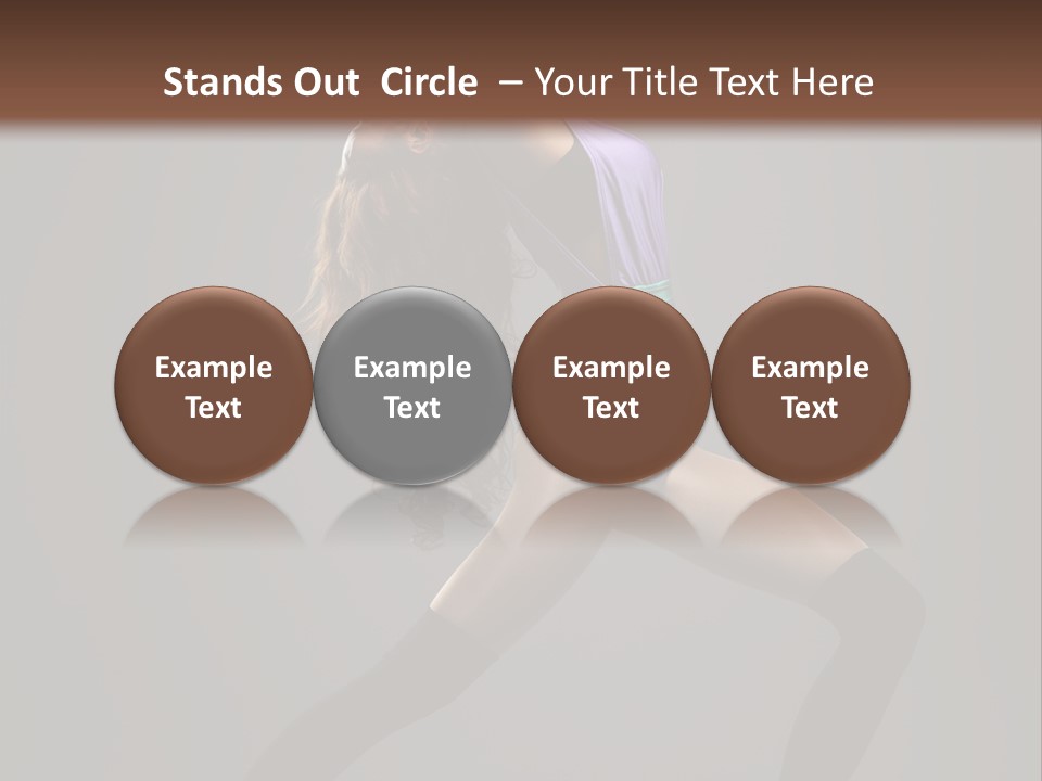 Sporty Moving Flexibility PowerPoint Template