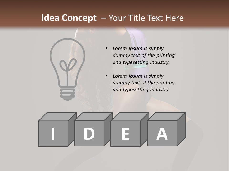 Sporty Moving Flexibility PowerPoint Template