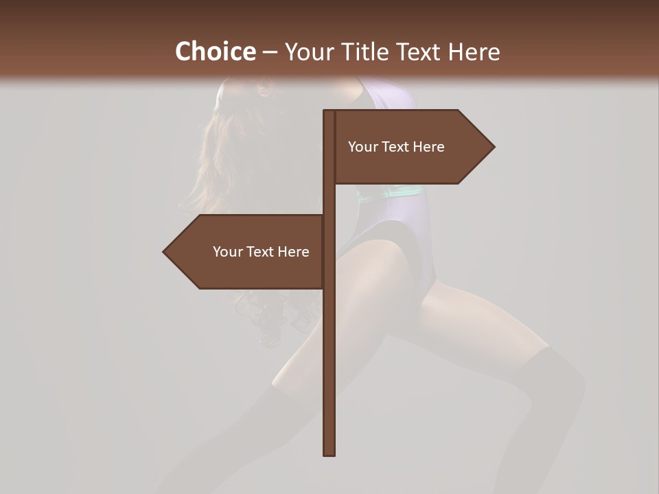 Sporty Moving Flexibility PowerPoint Template