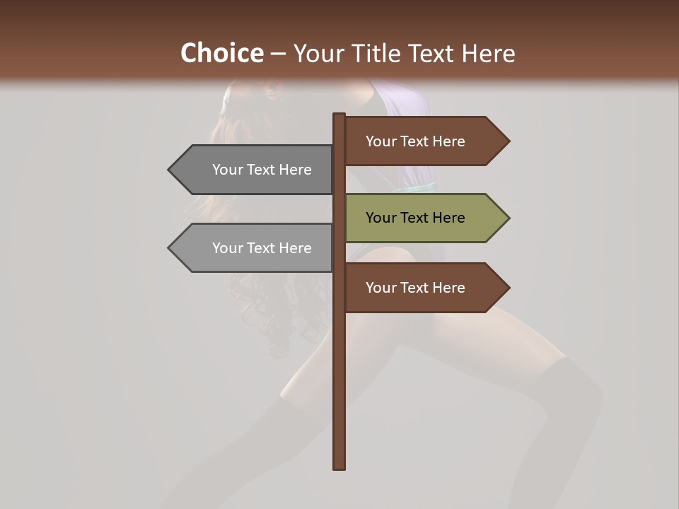 Sporty Moving Flexibility PowerPoint Template