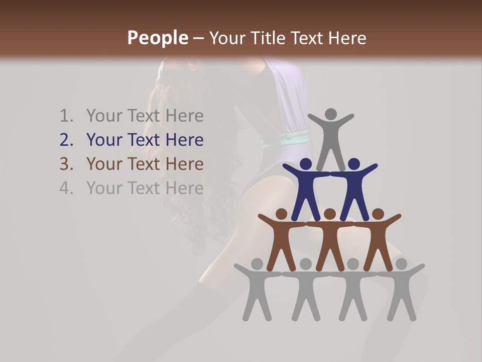 Sporty Moving Flexibility PowerPoint Template