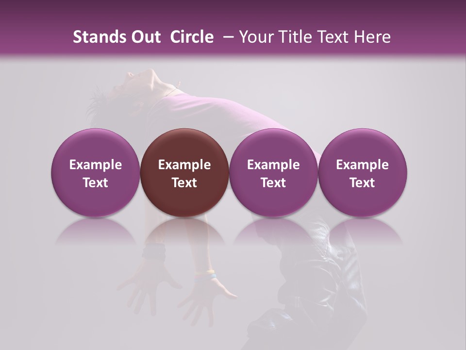 Attractive Funky Man PowerPoint Template