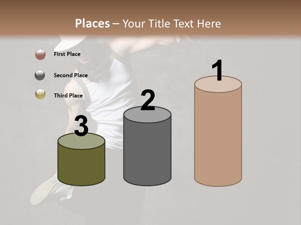 Lifestyle Modern Performer PowerPoint Template