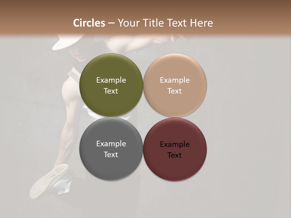 Lifestyle Modern Performer PowerPoint Template