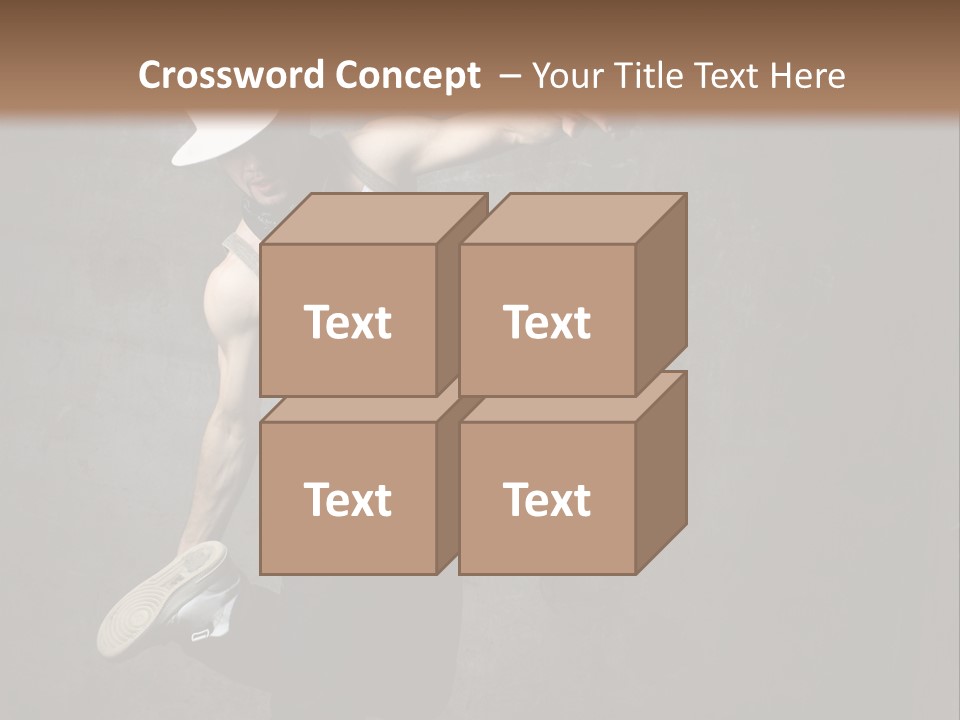 Lifestyle Modern Performer PowerPoint Template