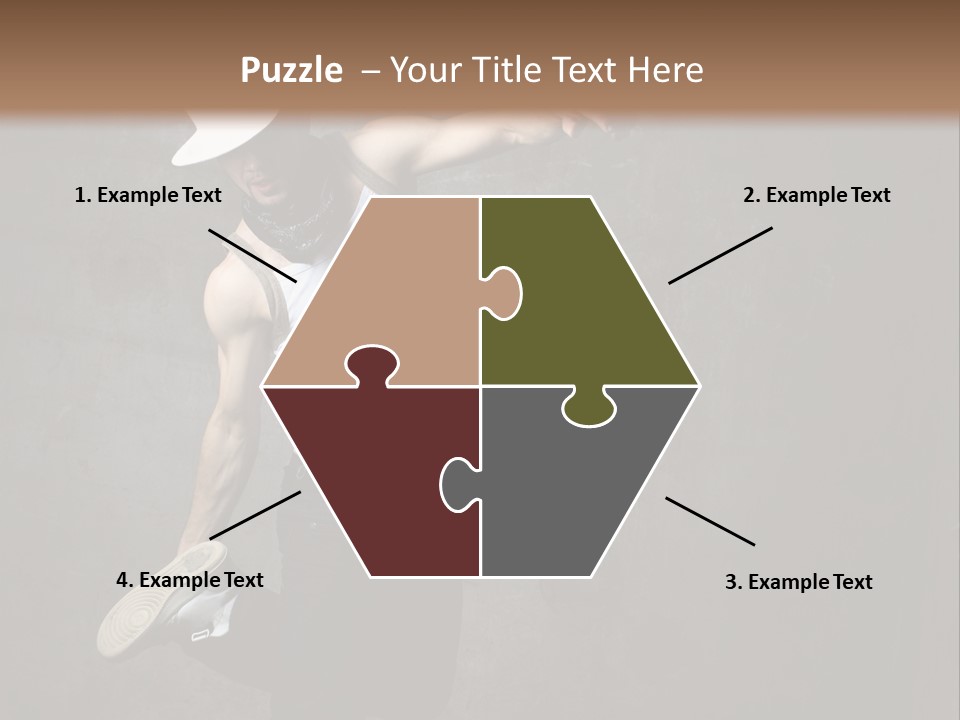 Lifestyle Modern Performer PowerPoint Template