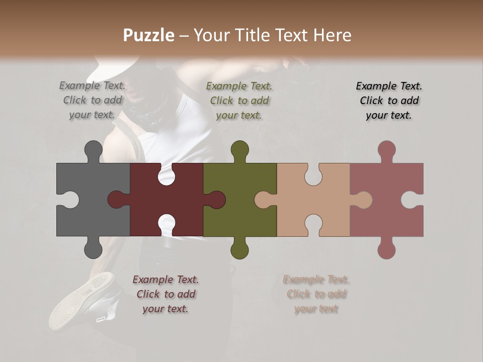 Lifestyle Modern Performer PowerPoint Template