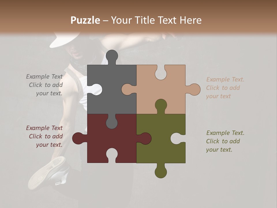 Lifestyle Modern Performer PowerPoint Template