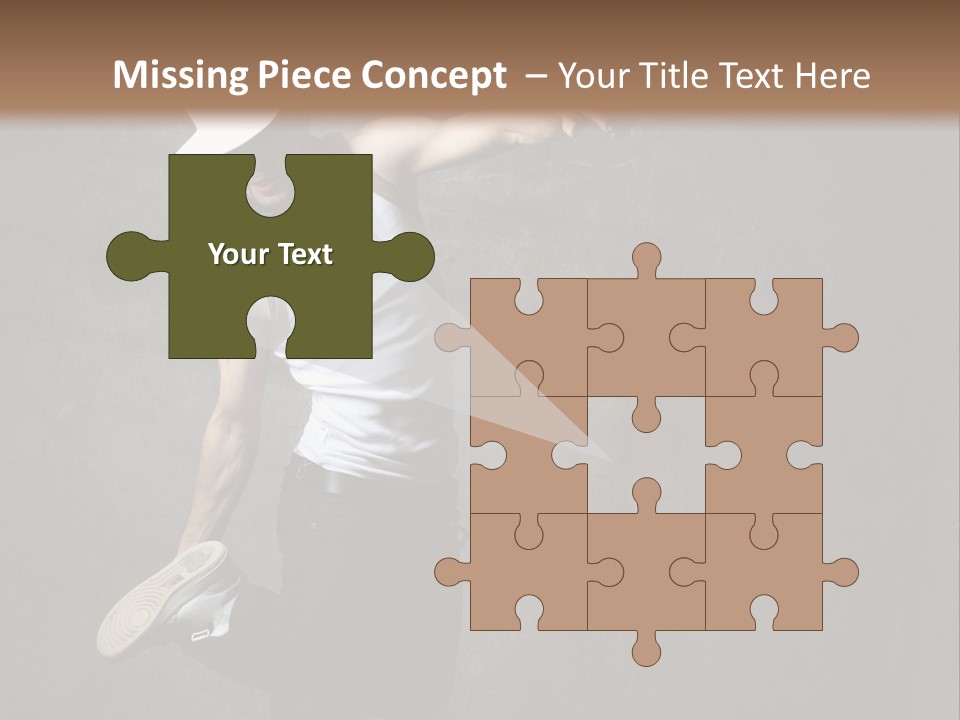 Lifestyle Modern Performer PowerPoint Template