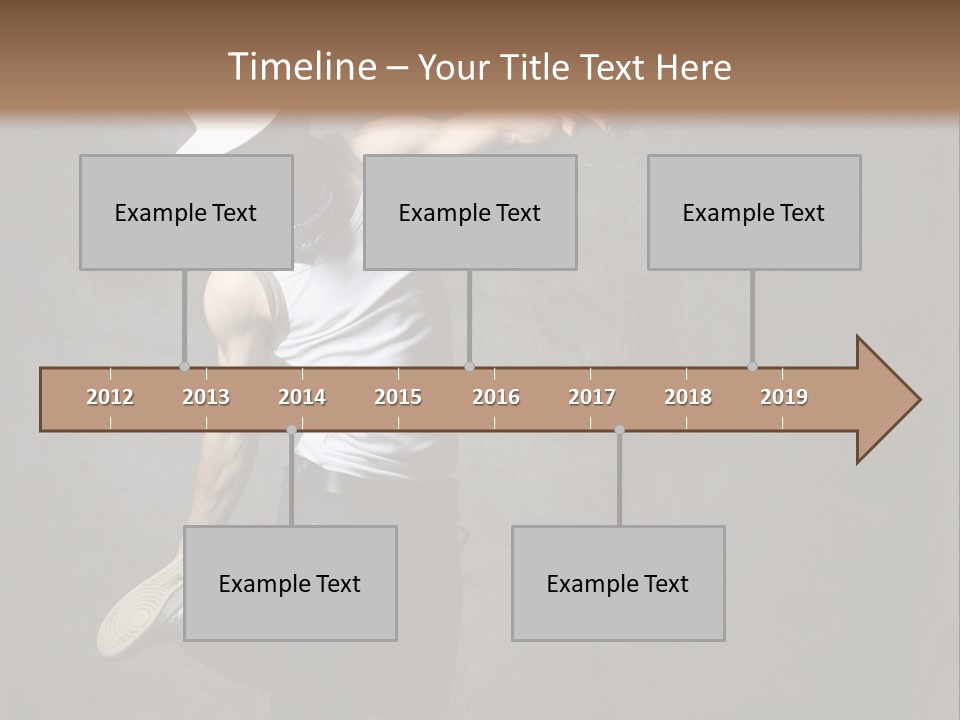 Lifestyle Modern Performer PowerPoint Template