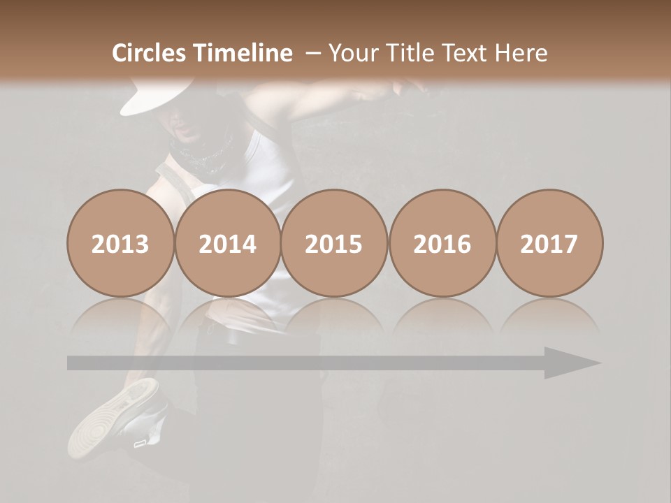 Lifestyle Modern Performer PowerPoint Template