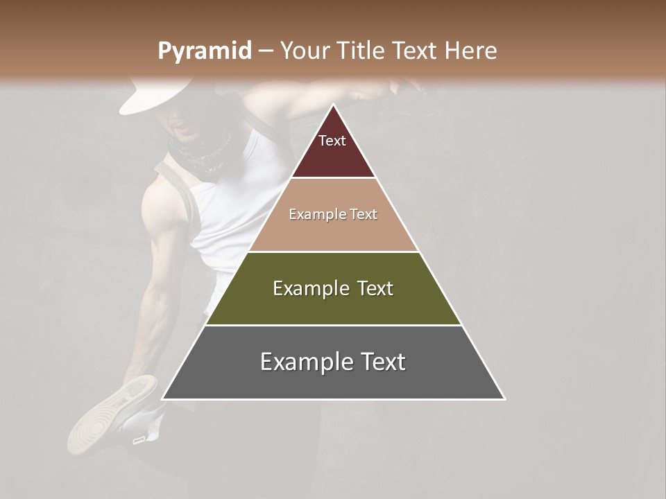 Lifestyle Modern Performer PowerPoint Template