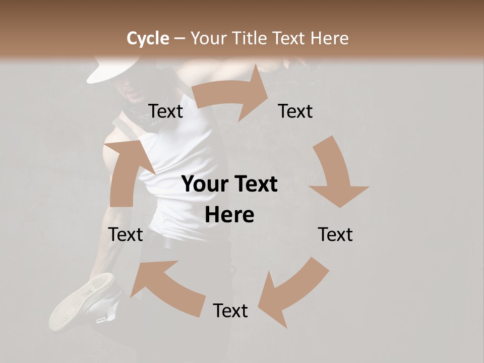 Lifestyle Modern Performer PowerPoint Template