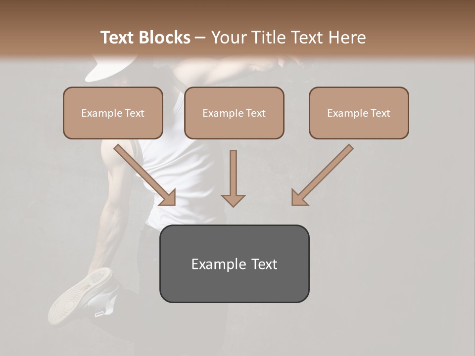 Lifestyle Modern Performer PowerPoint Template