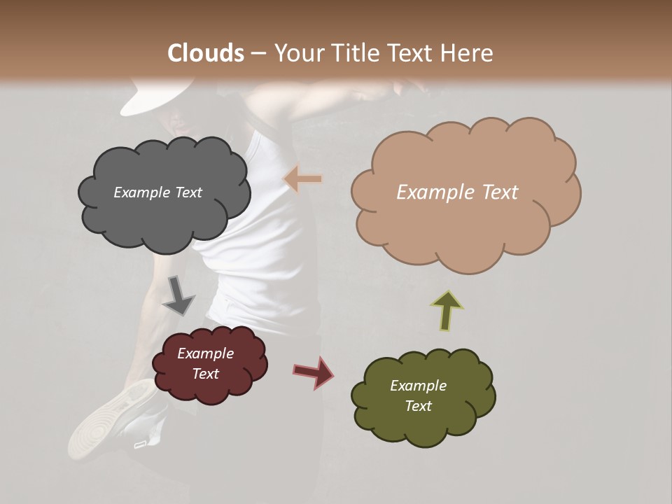 Lifestyle Modern Performer PowerPoint Template