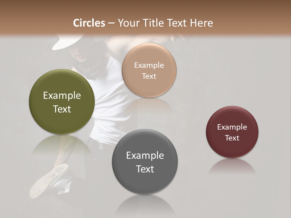 Lifestyle Modern Performer PowerPoint Template
