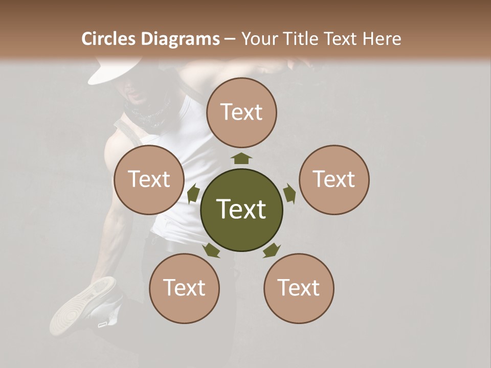 Lifestyle Modern Performer PowerPoint Template