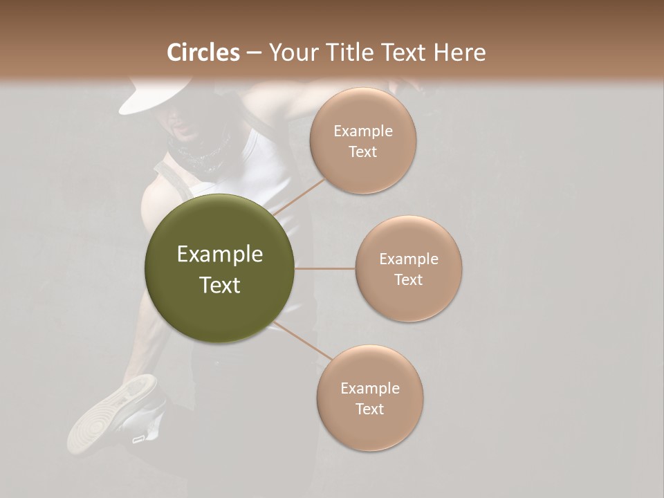 Lifestyle Modern Performer PowerPoint Template