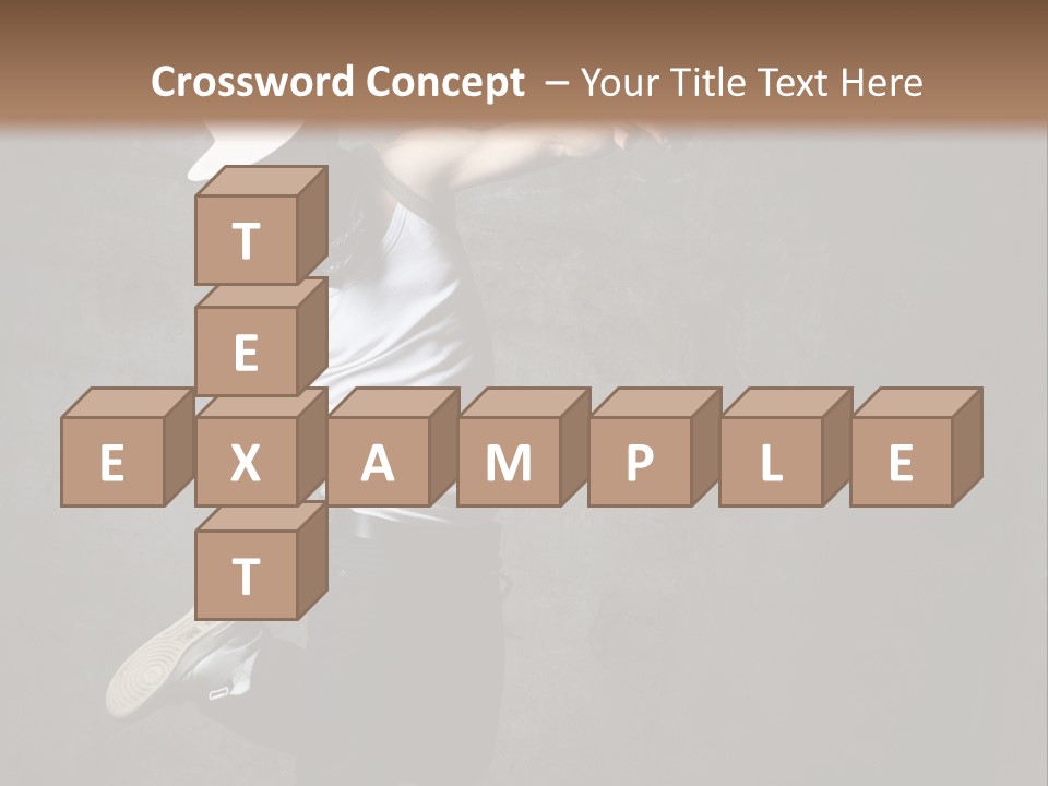 Lifestyle Modern Performer PowerPoint Template