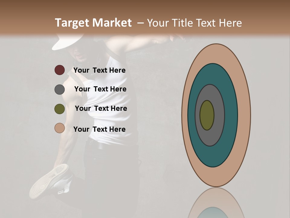 Lifestyle Modern Performer PowerPoint Template