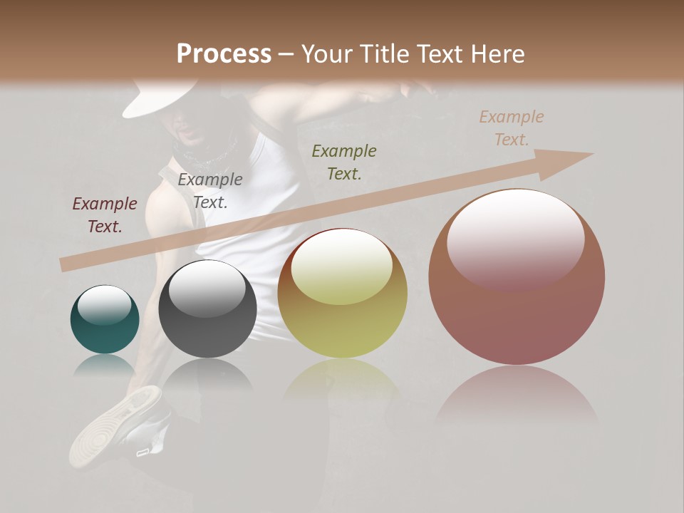 Lifestyle Modern Performer PowerPoint Template