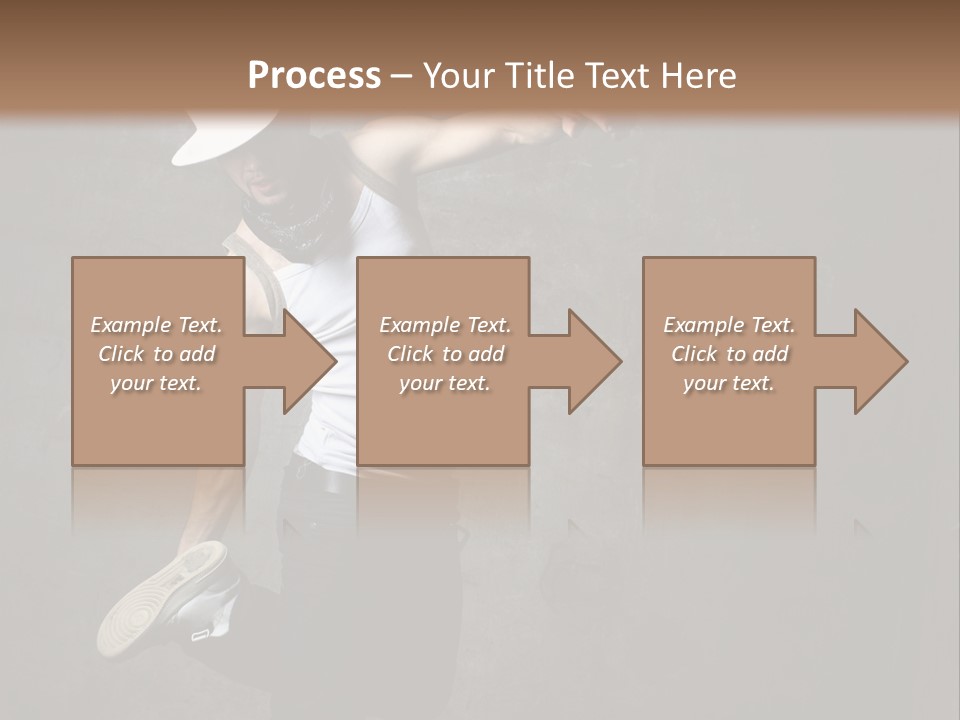 Lifestyle Modern Performer PowerPoint Template