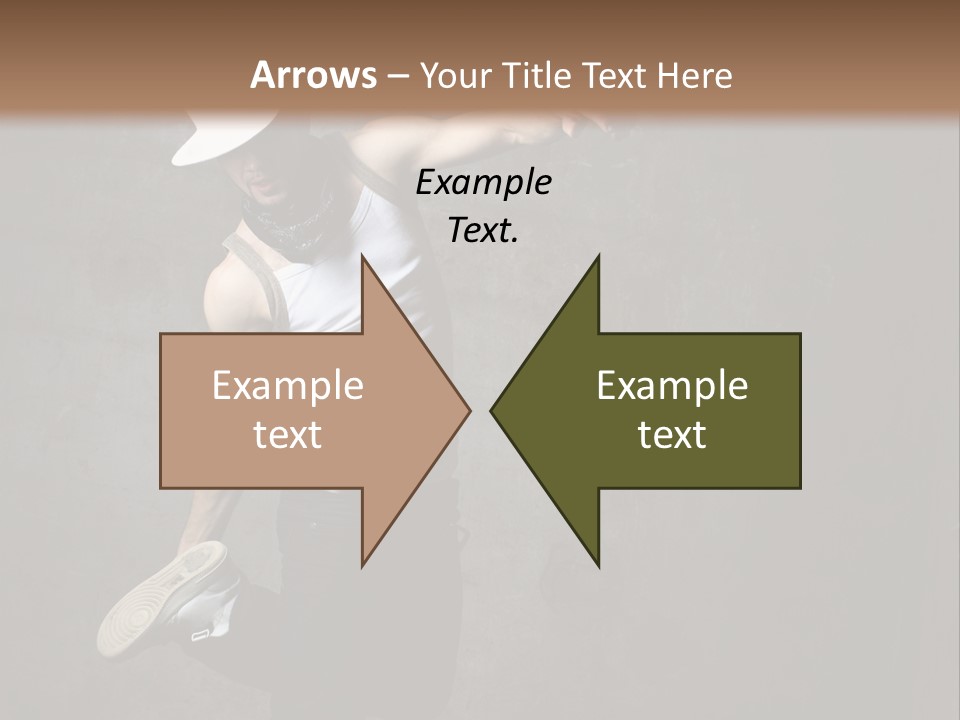 Lifestyle Modern Performer PowerPoint Template